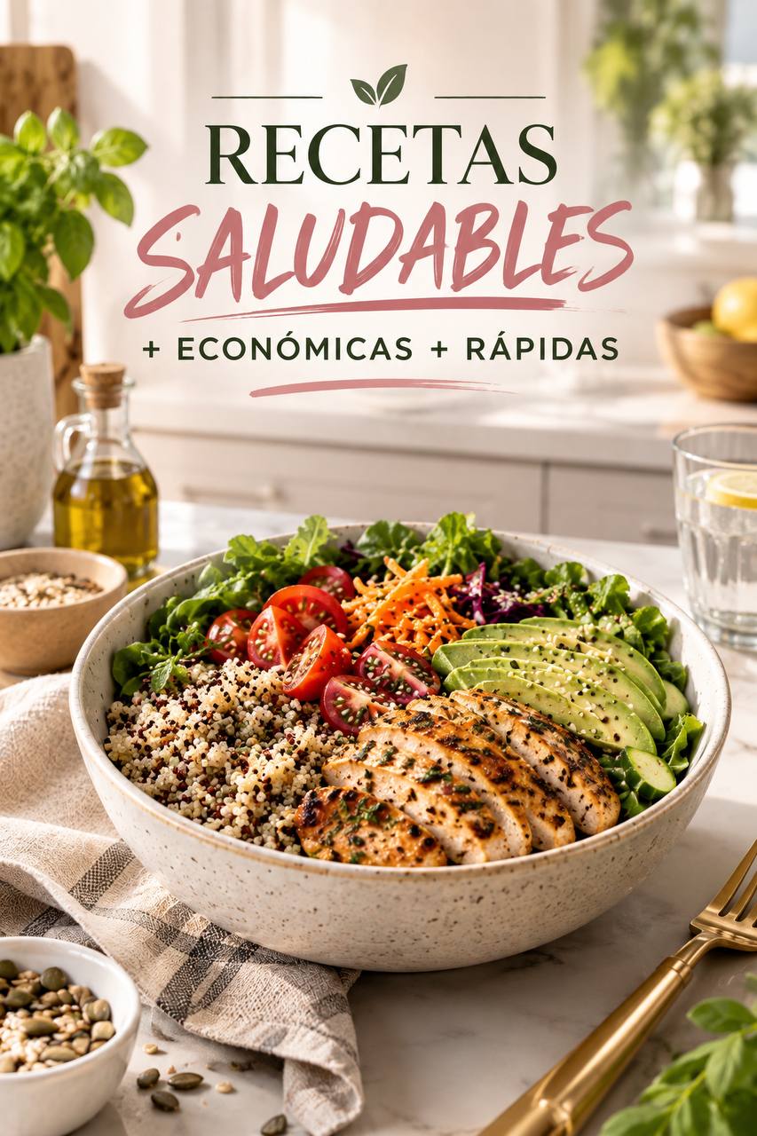 Recetas saludables + Económicas + Rápidas